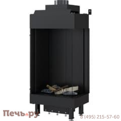 Газовый камин Kratki Leo/P/45/68/G20 магистральный газ фото 4