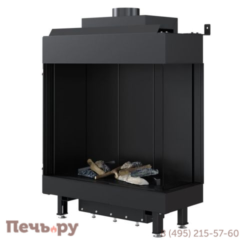 Газовый камин Kratki Leo/P/76/62/G20 магистральный газ фото 2