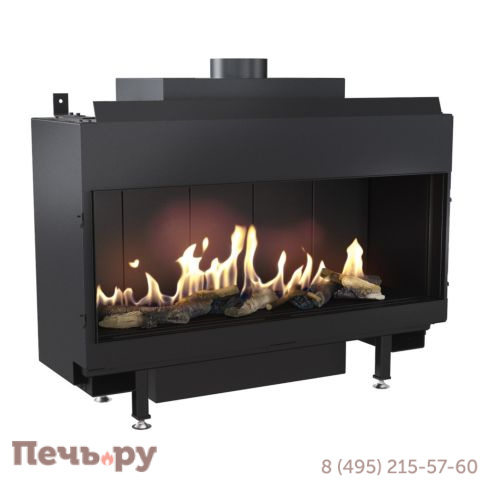 Газовый камин Kratki Pro Leo/100/G31/37MBAR (баллонный газ) фото