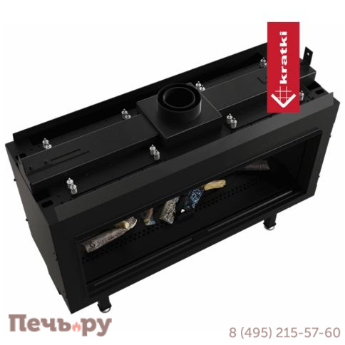 Газовый камин Kratki Pro Leo/100/Tunel/G20 (магистральный газ) фото 6