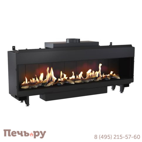 Газовый камин Kratki Pro Leo/200/G20 (магистральный газ) фото
