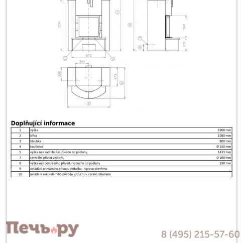 Готовый камин ABX Derby Gala панорама фото 3