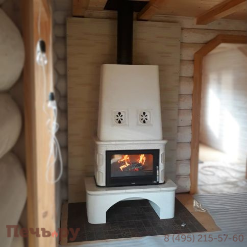 Готовый камин ABX Laponie с теплообменником фото 4