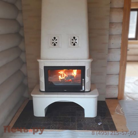 Готовый камин ABX Laponie с теплообменником фото 5