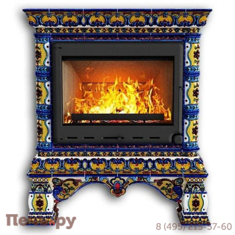 Готовый камин КимрПечь Кострома пристенный с топкой Астов МЛ 700 фото 16