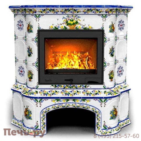 Готовый камин КимрПечь Прованс с дровником угловой с топкой Астов К7454 фото 17