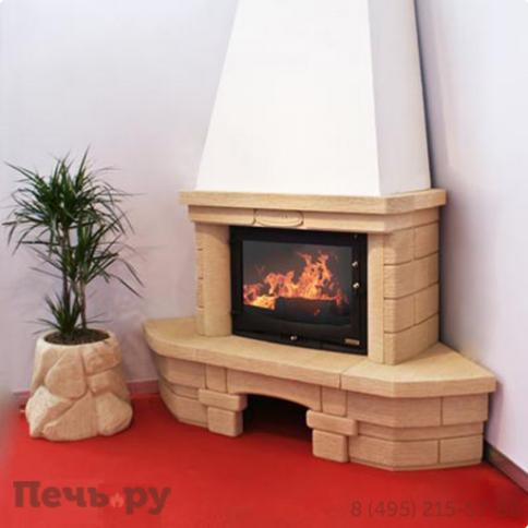Камин Мета (облицовка Альт и топка Эльба 700 Аква Ш) фото