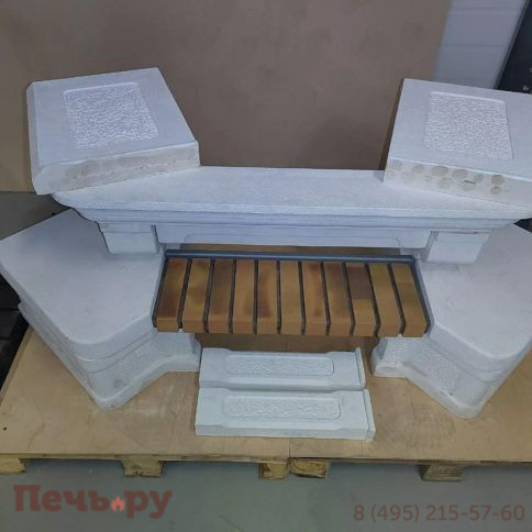 Каминная облицовка Supra Tango 2 Blanc Уцененный фото 4