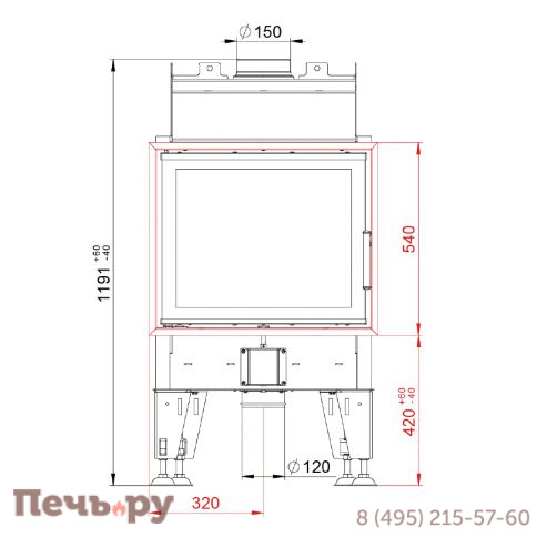 Каминная топка BeF Feel 6 фото 3