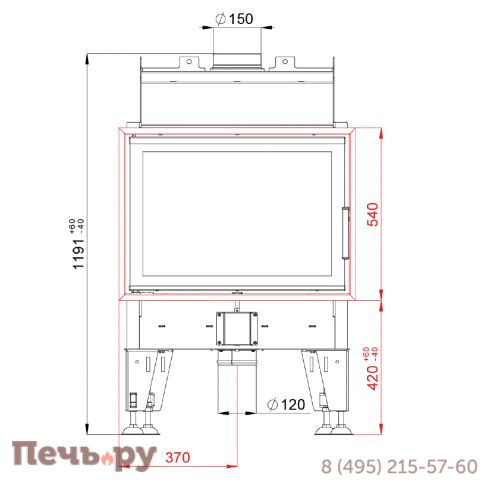 Каминная топка BeF Home Feel 7 фото 3