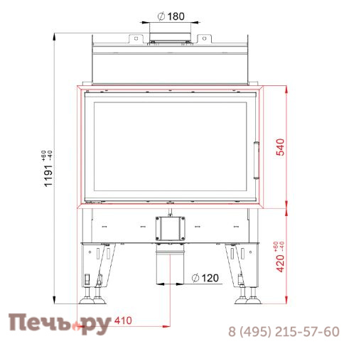 Каминная топка BeF Home Feel 8 фото 3