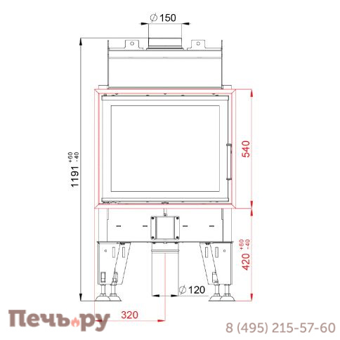 Каминная топка BeF Home Therm 6 фото 3