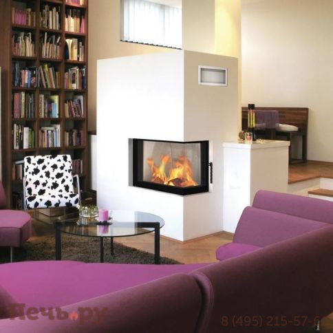 Каминная топка BeF Home Therm 6 угловая фото 3