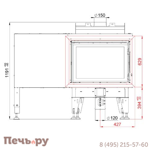 Каминная топка BeF Home Therm B 7 фото 2