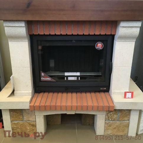 Каминная топка Chazelles D70 в облицовке Лион фото 6