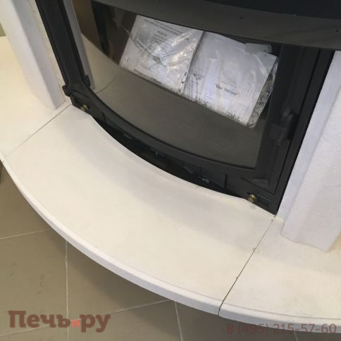 Каминная топка Diffusion ОПАЛ (BAR), с изогнутым стеклом фото 3