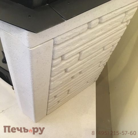 Каминная топка Diffusion ОПАЛ (BAR), с изогнутым стеклом фото 4