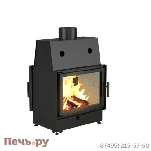 Каминная топка Echa Tech ECT Double 70x51/V 13 кВт, 700/510, туннель, футеровка вермикулит фото