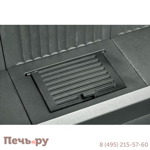 Каминная топка ЭкоКамин Альфа 1000B два стекла черный шамот фото 14