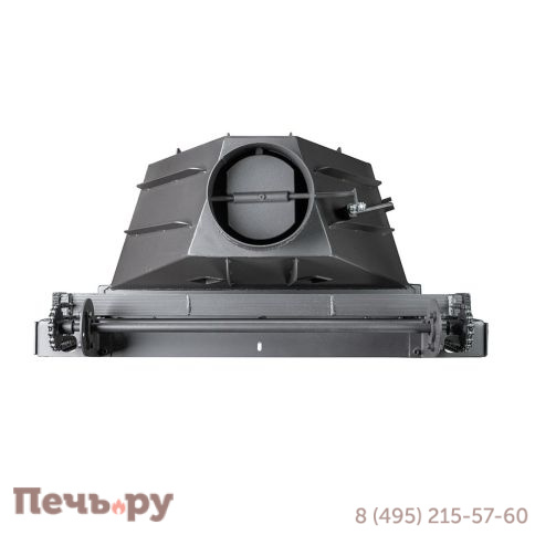 Каминная топка ЭкоКамин Альфа 800KB с контргрузом черный шамот фото 11