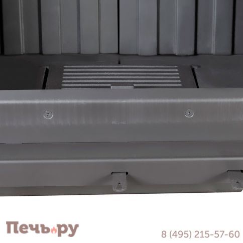 Каминная топка ЭкоКамин Альфа 800KB с контргрузом черный шамот фото 13