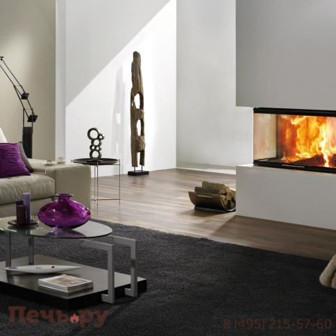 Каминная топка ЭкоКамин Дельта 1000K три стекла фото 2