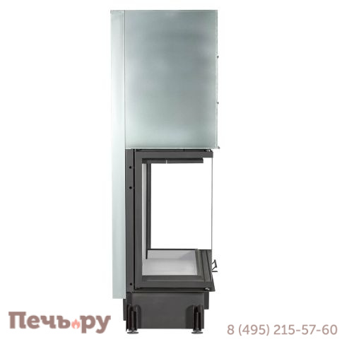 Каминная топка ЭкоКамин Дельта 1200х800х450 Р три стекла подовая фото 5