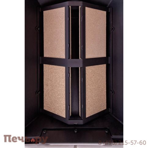 Каминная топка ЭкоКамин Дельта 700 P три стекла подовое горение принтинг фото 11