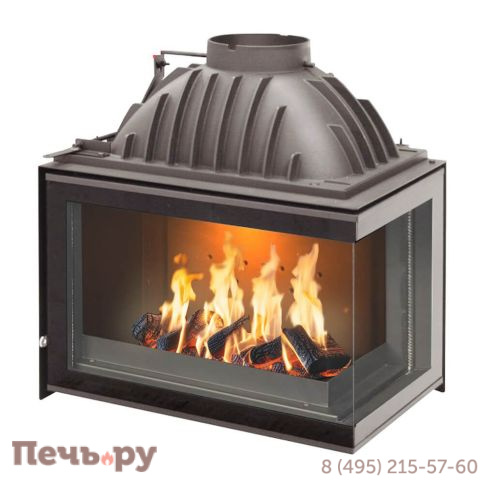 Каминная топка Invicta 700 Grand Angel принтинг стекло справа фото