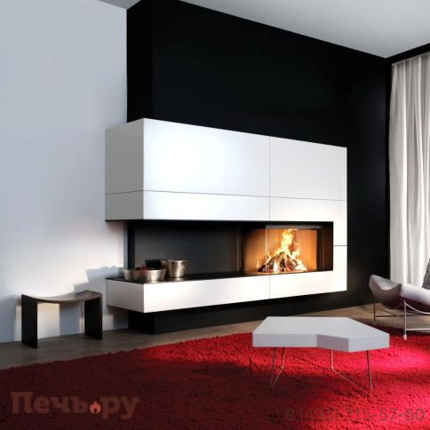 Каминная топка Kal-Fire W90/47C (L/R) (Heat Pure 90 угловая дверь слева) фото 2