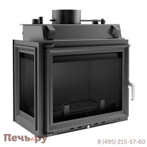 Каминная топка Kratki MAJA/PW/BL/12/W, стекло слева) фото 3