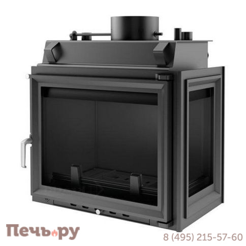 Каминная топка Kratki MAJA/PW/BL/12/W, стекло слева) фото 4