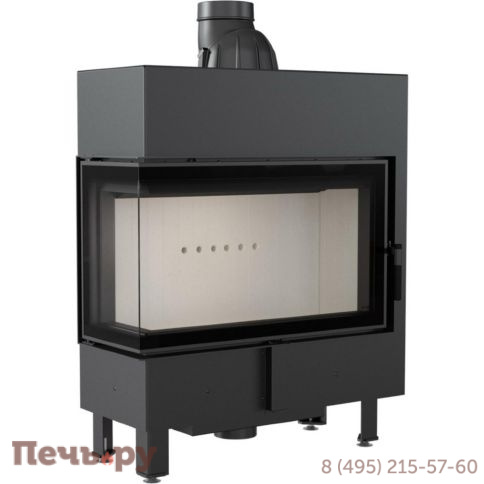 Каминная топка Kratki Pro Lucy/14/Slim/L/BS, Г-образное стекло слева фото 6