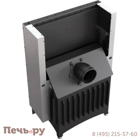 Каминная топка Kratki Zibi/G (гильотина) (керамич. футеровка) фото 5