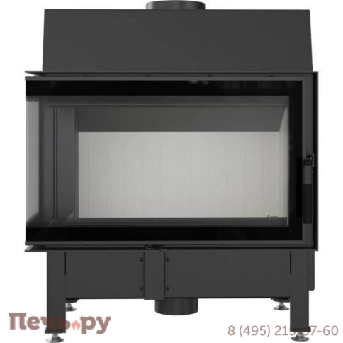 Каминная топка Kratki Zibi/L/BS/Deco, угловое стекло слева фото 3