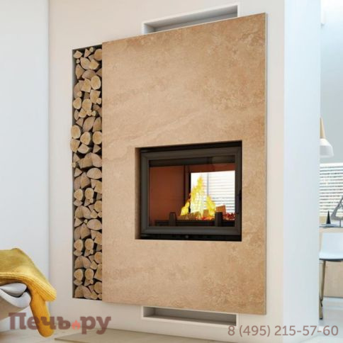 Каминная топка Kratki Zuzia/T/PW/19/W (тунель, змеевик) фото 2
