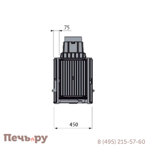 Каминная топка Liseo Castiron LCI 9 GDFS фото 3