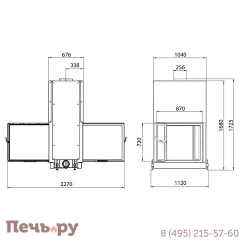 Каминная топка Stav DF 900 фото 4
