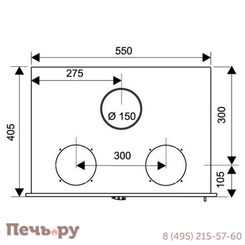 Каминная топка Supra Neo 55 G фото 2