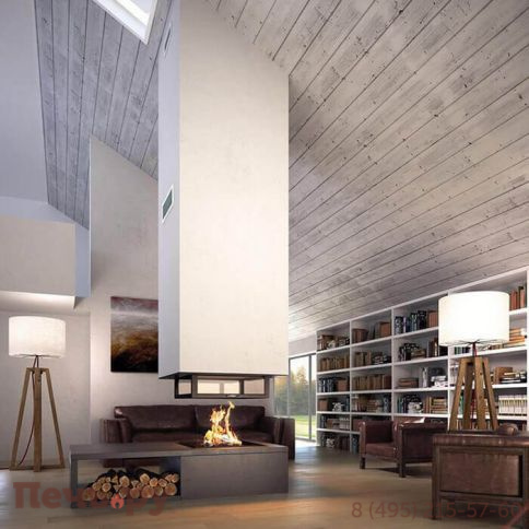 Каминная топка Totem Suspendu 4 Faces 800 Technika (подвесная; c основанием) фото 3