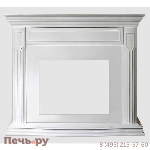 Каминный портал Lux Fire МДФ Атлантис 1285 с биокамином  Фаер Бокс 1 - 30 (белый) фото 2