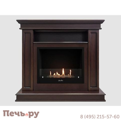 Каминный портал Lux Fire МДФ Раймонд 1250 с биокамином Фаер Бокс 1 - 33 фото