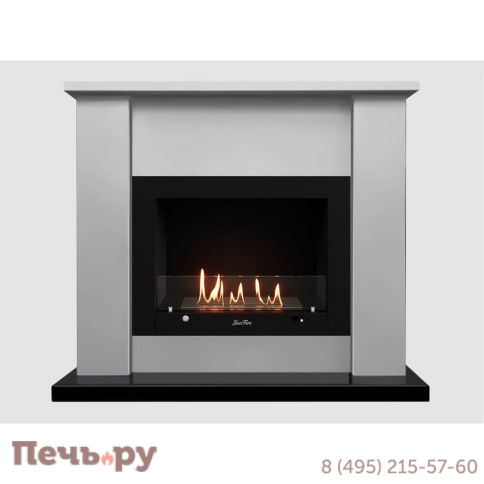 Каминный портал Lux Fire МДФ  Рондо 1000 с биокамином Фаер Бокс 3-25.5 фото