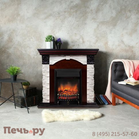 Каминокомплект RealFlame Dublin Lux с очагом Fobos Lux Black RC фото 2