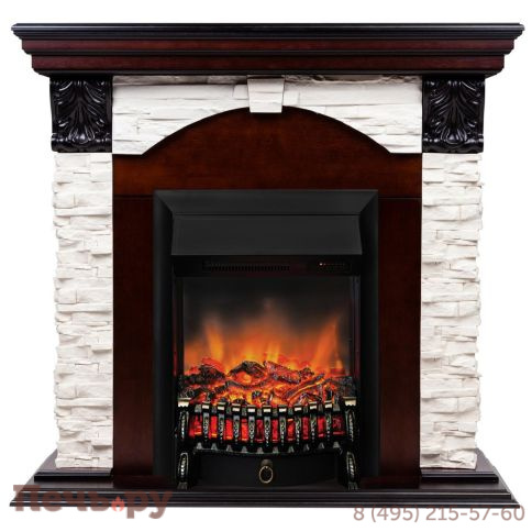 Каминокомплект RealFlame Dublin Lux с очагом Fobos Lux Black RC фото