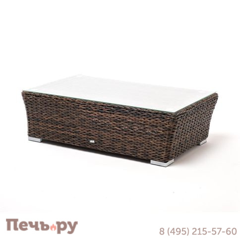 Капучино 4SiS журнальный столик из искусственного ротанга (гиацинт), цвет коричневый фото