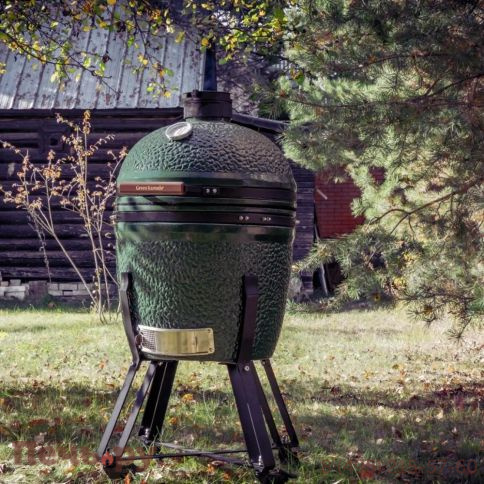 Керамический гриль Green Kamado L фото 15