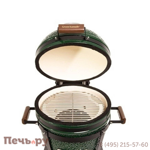 Керамический гриль Green Kamado S фото 12