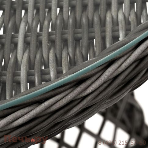 Кофейный комплект 4SiS Алиса из искусственного ротанга, цвет графит фото 4