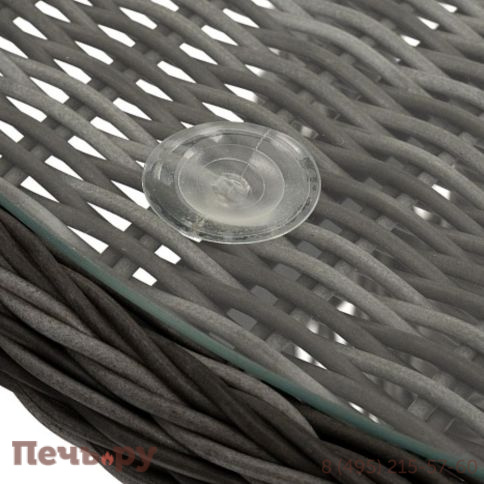 Кофейный комплект 4SiS Алиса из искусственного ротанга, цвет коричневый фото 7